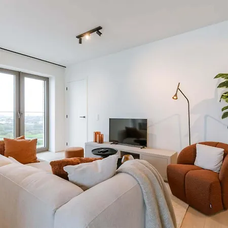 דירה Luxury Seaview With Free Private Parking אוסטנדה