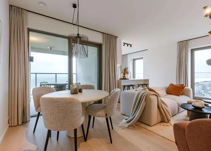 Luxury Seaview With Free Private Parking Apartment Ostend